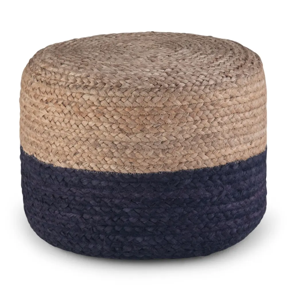 Lydia - Handmade Round Pouf