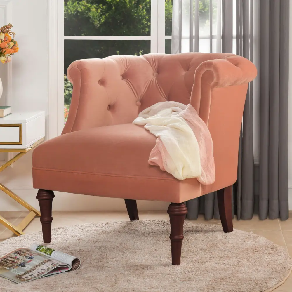 Mid-Century Modern Katherine - Tufted Accent Chair