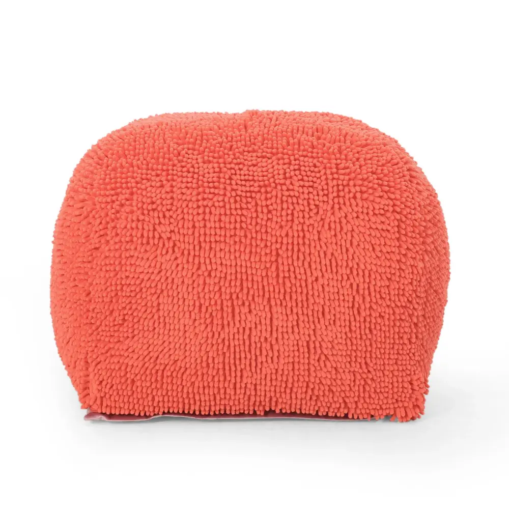 Spongy Square Pouf Smooth Seating
