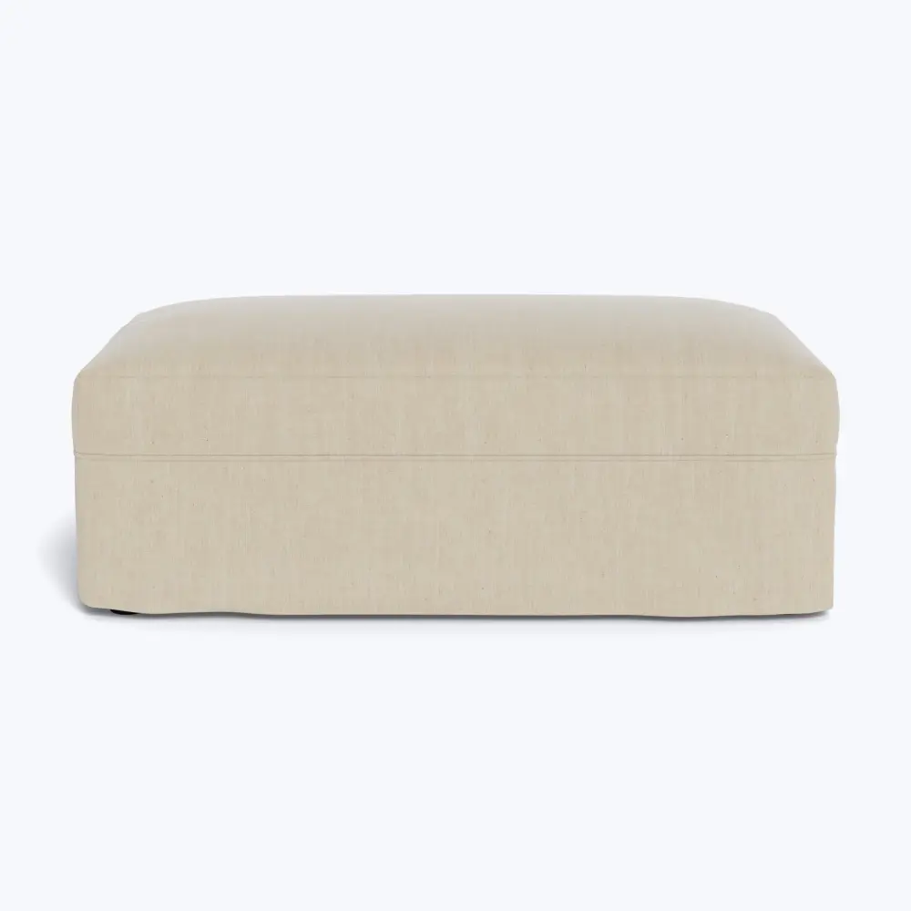 Watermill Slipped Generous Ottoman