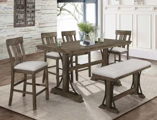 Quincy Rect Counter Dining Sets Wedding Registry