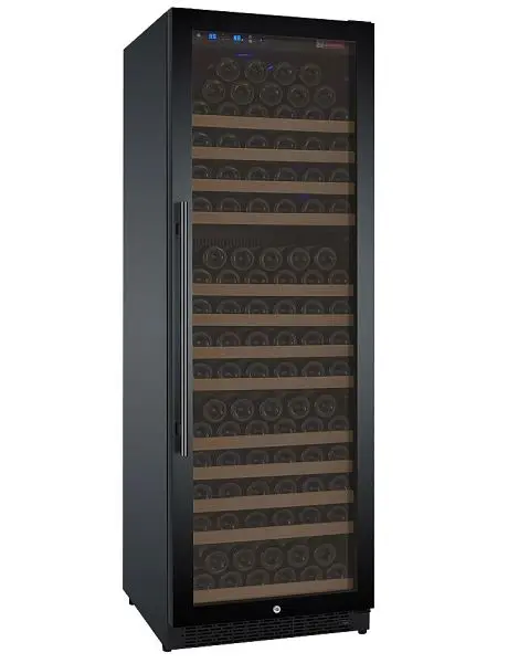 Allavino Jumbo 24" Wide FlexCount II Tru-Vino 177 Bottle Single Zone Black Right Hinge Wine Refrigerator, VSWR177-1BR20