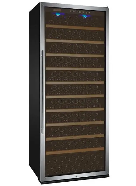 Allavino Vite Series 277 Bottle Single Zone Freestanding Large Capacity Wine Refrigerator Stainless Steel Door - Right Hin...