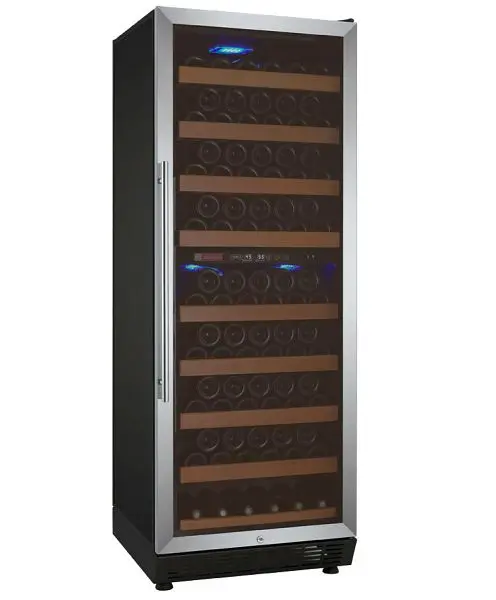 Allavino Vite Series 99 Bottle Dual Zone Freestanding Wine Cooler Refrigerator Stainless Steel Door - Right Hinge, YHWR99-...