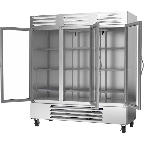 Beverage-Air All-Weather Vista® Bottom Mount Reach-In Refrigerator, Exterior Dimensions: WxDxH: 75” X 33 1/2” X 84 1/4”, 732 lbs, RB72HC-1G