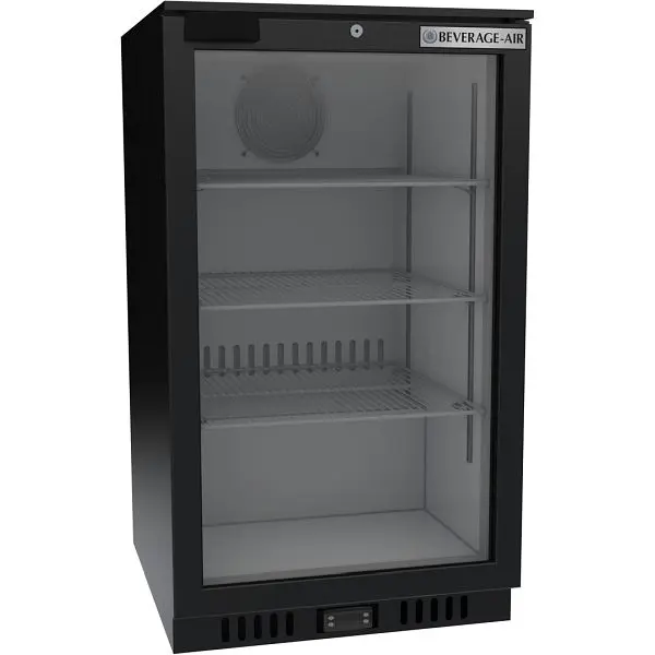 Beverage-Air Authentic Countertop Refrigerator, Exterior Dimensions: WxDxH: 21 3/8” X 25 1/2” X 37 1/2”, CT96HC-1-B