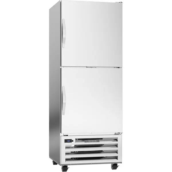 Beverage-Air Certified-Safe RI Series Half Solid Door Bottom Mount Reach- Refrigerator, Exterior Dimensions: WxDxH: 27 1/4...