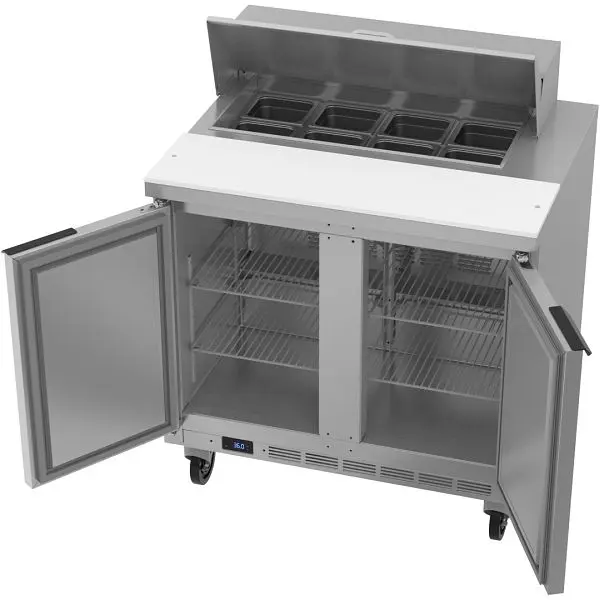 Beverage-Air CSA-Approved Sandwich Prep Table, Exterior Dimensions: WxDxH: 36” X 32" X 45", SPE36HC-08