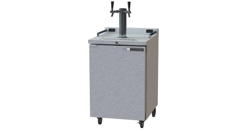 Beverage-Air Dual Zone Dispenser, Exterior Dimensions: WxDxH: 24” X 29 3/8” X 53”, DZ24-1-B