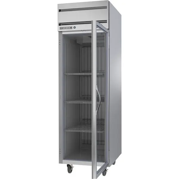 Beverage-Air Enhanced Horizon Series Half-Solid Door Bottom Mount Refrigerator, Exterior Dimensions: WxDxH: 26" X 33 ...