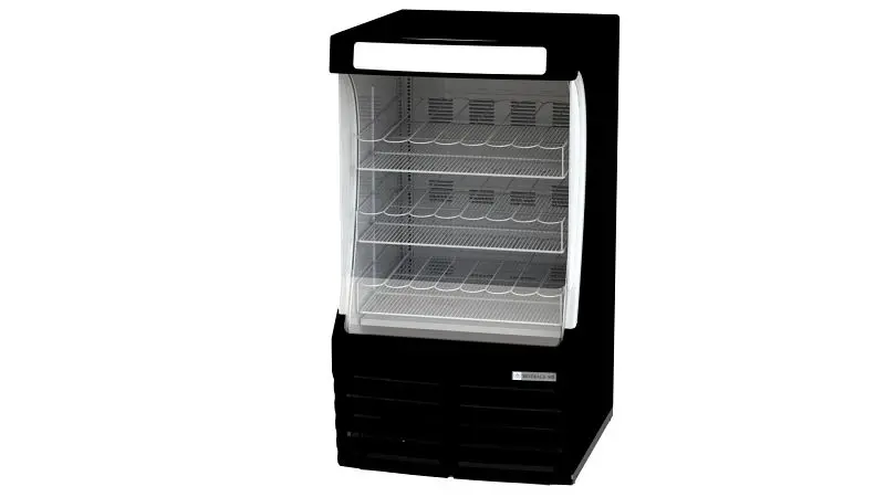 Beverage-Air Flexible Open-Air Merchandiser, black, Exterior Dimensions: WxDxH: 30” X 32 3/4” X 54 3/8”, BZ13HC-B