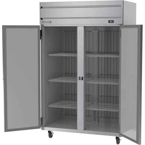 Beverage-Air Horizon Series Half-Solid Double Doors Reach- Refrigerator, Exterior Dimensions: WxDxH: 52” X 33 7/8” X 8...
