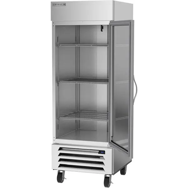 Beverage-Air Horizon Series Solid Half-Door Bottom Mount Refrigerator, Exterior Dimensions: WxDxH: 30” X 33 3/4” X 84 ...