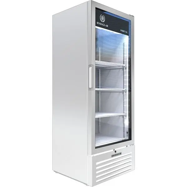 Beverage-Air Large Glass Door Merchandiser, Exterior Dimensions: WxDxH: 24 7/8"W x 22 9/16"D x 63 1/4"H, MT...
