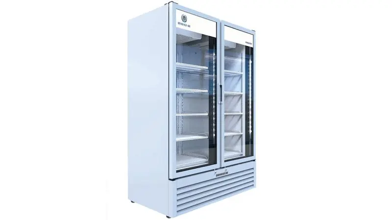 Beverage-Air Marketeer Merchandiser, Exterior Dimensions: WxDxH: 54 1/4” X 29 1/8” X 78 3/8", Finish: Cream, MT53-1W