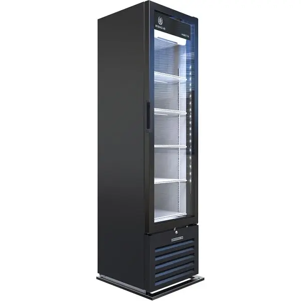 Beverage-Air Marketeer Merchandiser, Exterior Dimensions: WxDxH: 18 7/8” X 18 3/8” X 71 3/8", Finish: Black, MT08...