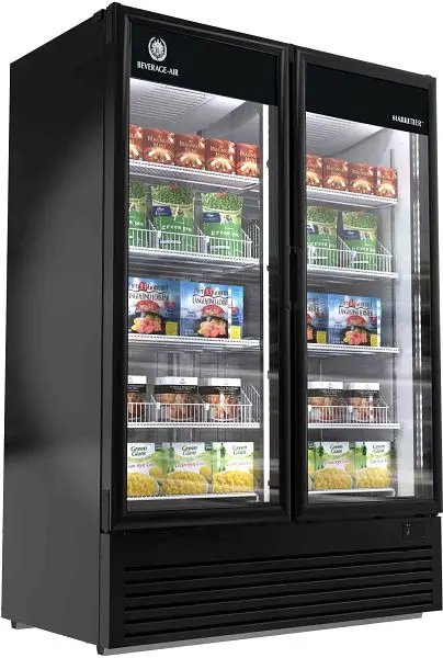 Beverage-Air Marketeer Merchandiser, Exterior Dimensions: WxDxH: 54 3/10” X 31 3/10” X 78 9/10”, Finish: Black, MTF5...