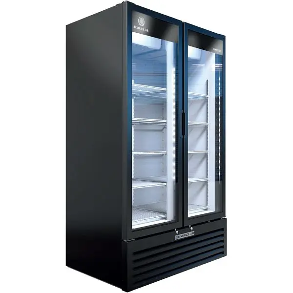 Beverage-Air Marketeer Merchandiser, Exterior Dimensions: WxDxH: 47 1/8” X 29 3/16” X 78 3/8", Finish: Ebony, MT4...