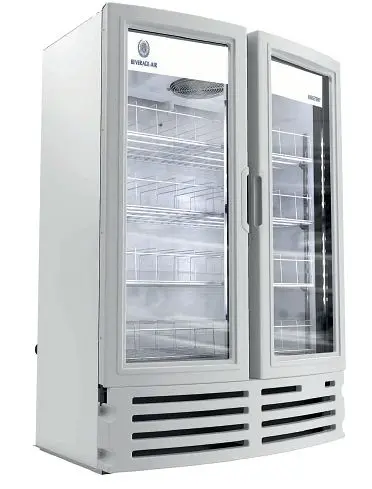 Beverage-Air Non-Toxic Marketeer Merchandiser, Exterior Dimensions: WxDxH: 39 1/6” X 24 1/2” X 61 7/32”, Finish: Whi...