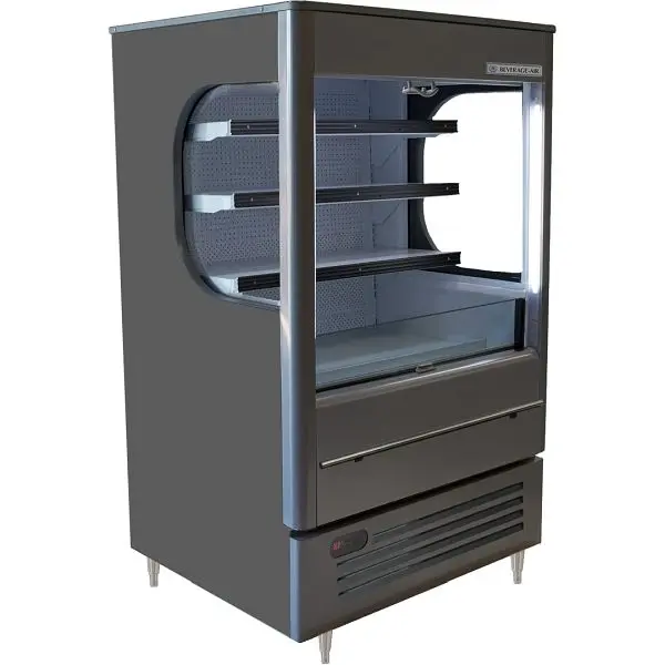 Beverage-Air Open-Air Merchandiser, grey, Exterior Dimensions: WxDxH: 35 1/2" X 31 3/4" X 63 7/8", VMHC-7-1-G