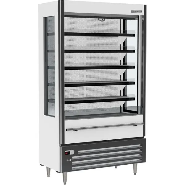 Beverage-Air Open-Air Merchandiser, white, Exterior Dimensions: WxDxH: 47" X 23" X 78 13/16", VMHCSL-18-1-W