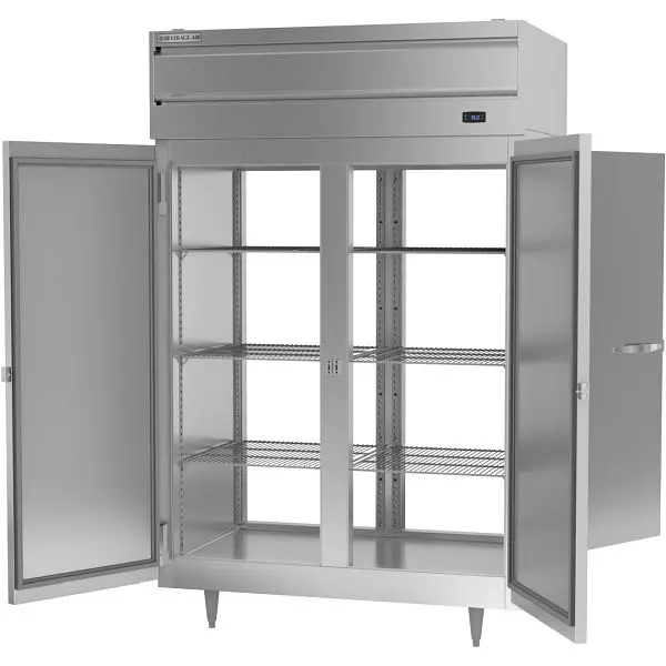 Beverage-Air P-Series Solid Door Reach- Pass-Thru Refrigerator, Exterior Dimensions: WxDxH: 52 1/8” X 38 3/8” X 84 1/8...