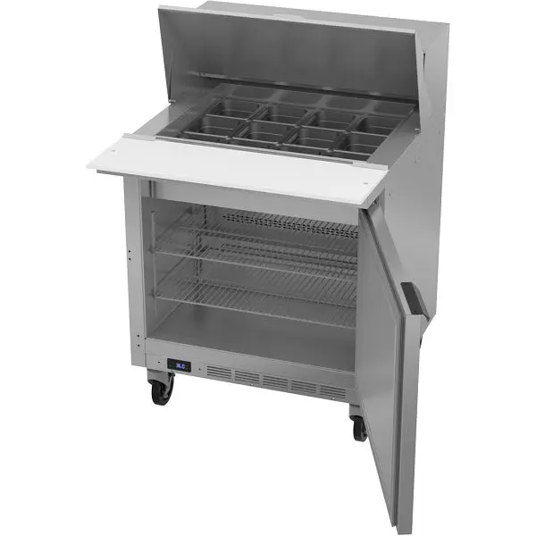 Beverage-Air Sandwich Prep Table, Exterior Dimensions: WxDxH: 32” X 38 3/8” X 49”, SPE32HC-12M