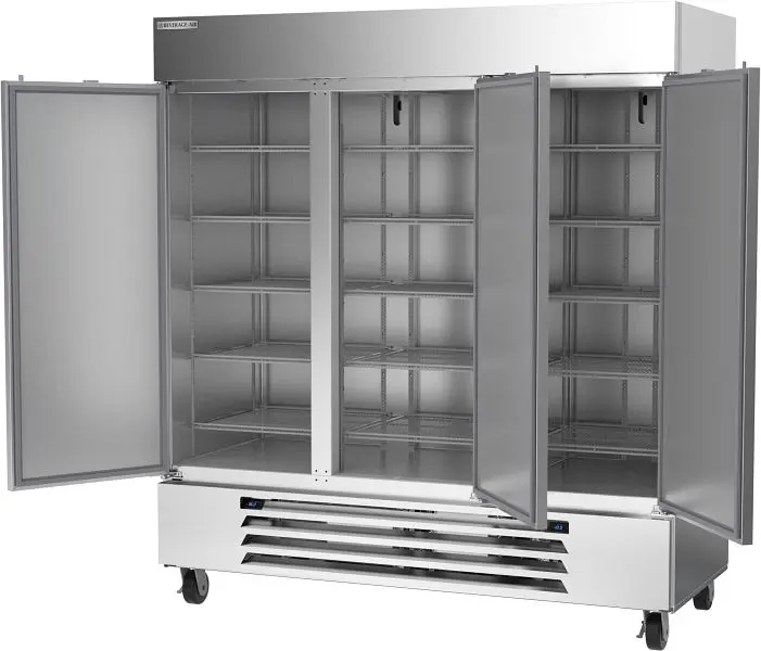 Beverage-Air Snap-On Dual Temp Refrigerator/Freezer Bottom Mount Reach-, Exterior Dimensions: WxDxH: 75 1/8" x 33 7/8...
