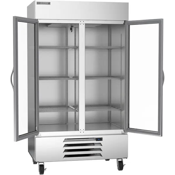 Beverage-Air Superior Horizon Series Solid Door Bottom Mount Refrigerator, Exterior Dimensions: WxDxH: 47” X 33 3/4” X...