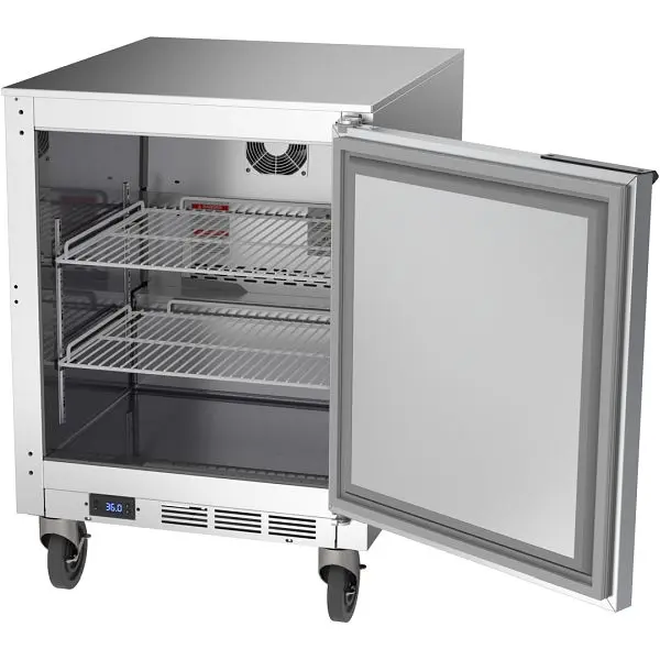 Beverage-Air Universal Undercounter Refrigerator, Exterior Dimensions: WxDxH: 24” X 32” X 34 5/8”, UCR24AHC