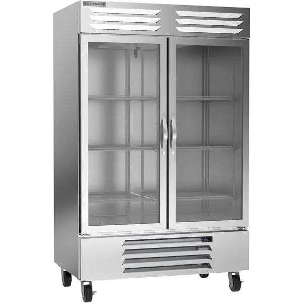 Beverage-Air Vista® Bottom Mount Reach- Refrigerator, Exterior Dimensions: WxDxH: 52” X 33 1/2” X 84 1/4”, 584 lbs,...