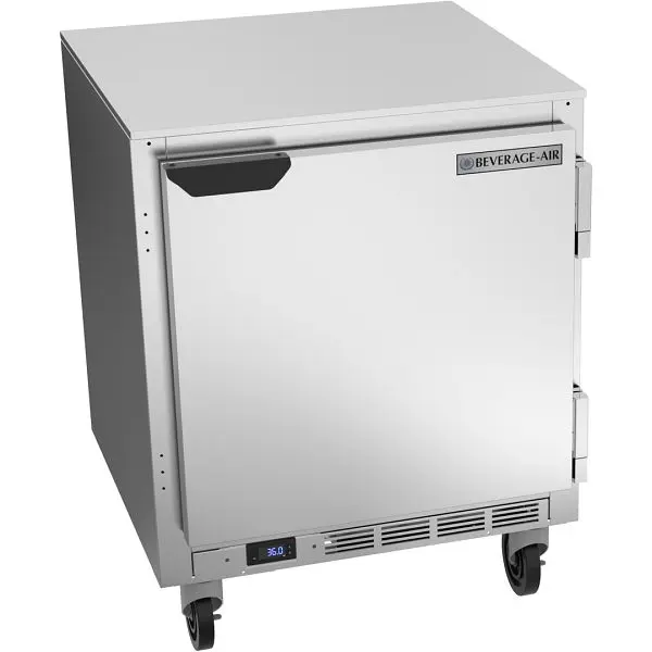 Beverage-Air Wide Undercounter Refrigerator, Exterior Dimensions: WxDxH: 27" X 29 7/8” X 34 5/8”, UCR27HC