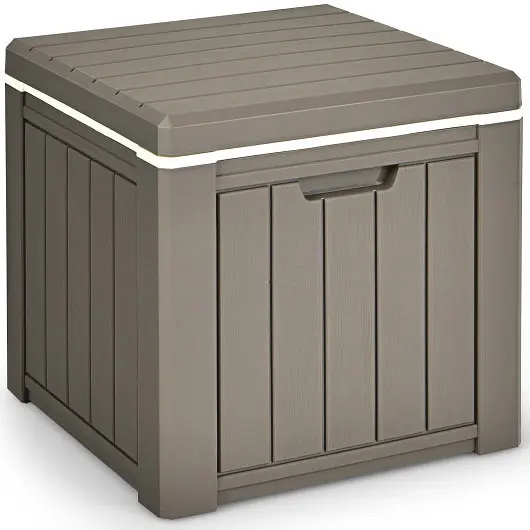 Costway Genuine 10 4--1 Gallon Storage Cooler Picnic and Outdoor Activities, Brown, NP10312CF