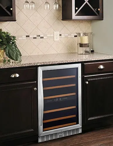 Eurodib Dual Zone Wine Cabinet 6 Shelves, USF54D