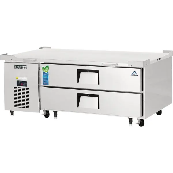 Everest Environmentally-Safe Refrigeration 2 Drawer Chef Bases, 60", ECB52-60D2 Everest Refrigeration
