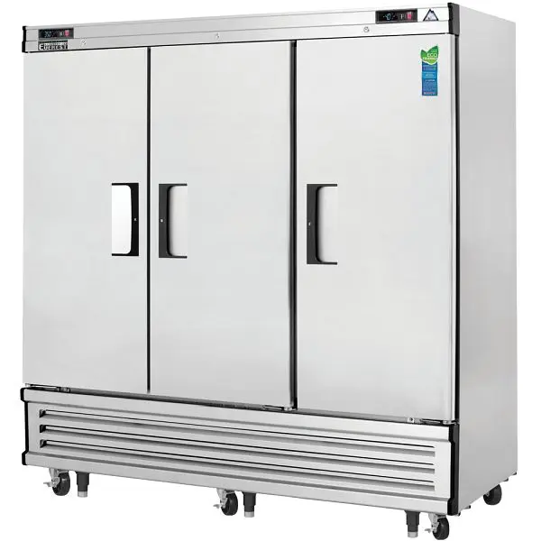 Everest Lightweight Refrigeration 3 Door (2/3 Refrigerator & 1/3 Freezer) Dual Temp bottom mounted, 75", EBRF3 Ev...