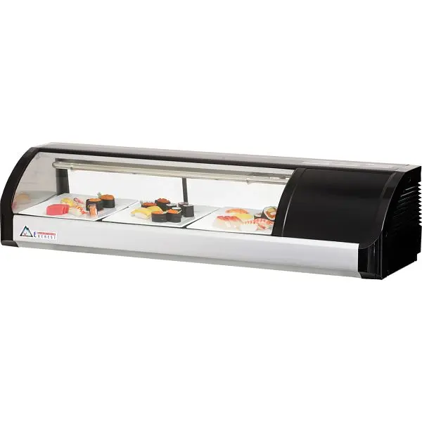 Everest Refrigeration 4ft Self Contained Countertop Refrigerated Presentation Case - Right Comp Mount, ESC47R