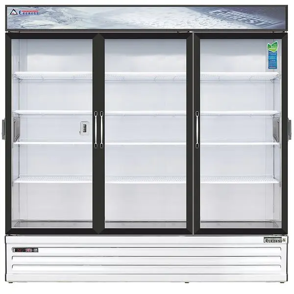 Everest Refrigeration 3 Door Chromatography Refrigerator (Swing Door), 69 cu ft, EMSGR69C