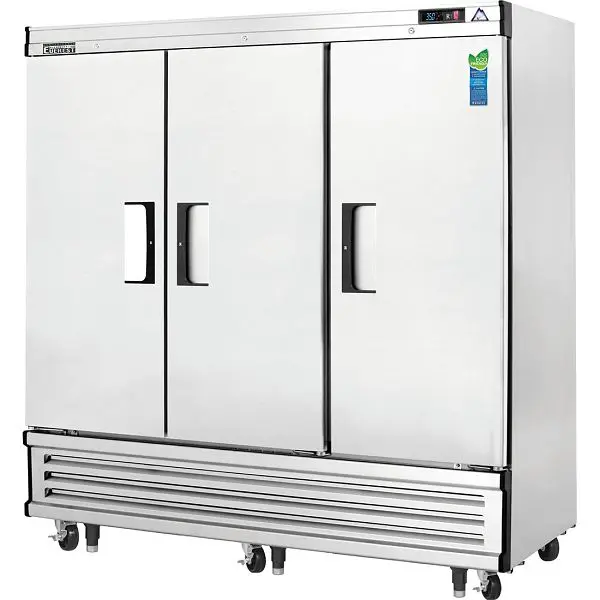 Everest Refrigeration 3 Door Refrigerator bottom mounted, 75", EBR3