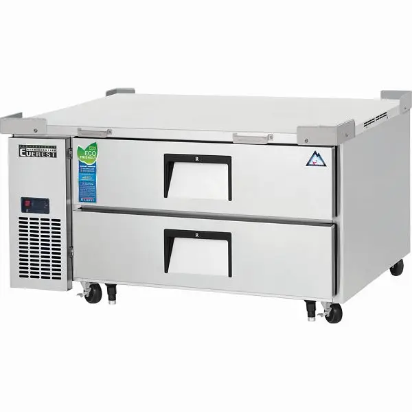 Everest Refrigeration 2 Drawer Chef Bases, 48", ECB48D2