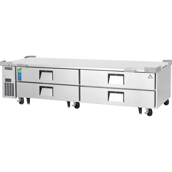 Everest Refrigeration 4 Drawer Chef Bases, 96", ECB96D4