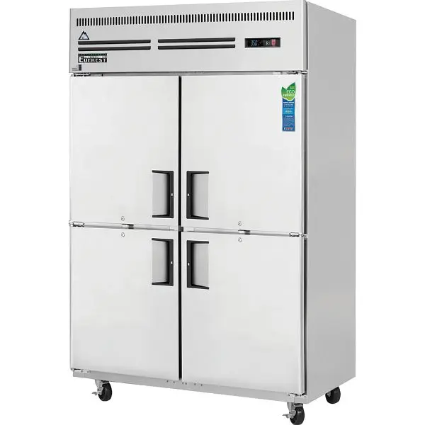 Everest Refrigeration 2 Section Half Door Refrigerator, 49 3/4", ESRH4