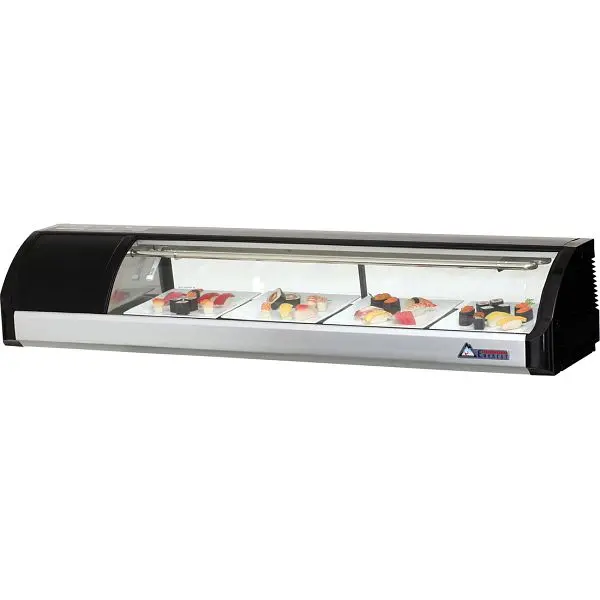 Everest Regular Refrigeration 5ft Self Contained Countertop Refrigerated Presentation Case - Left Comp Mount, ESC59L Evere...