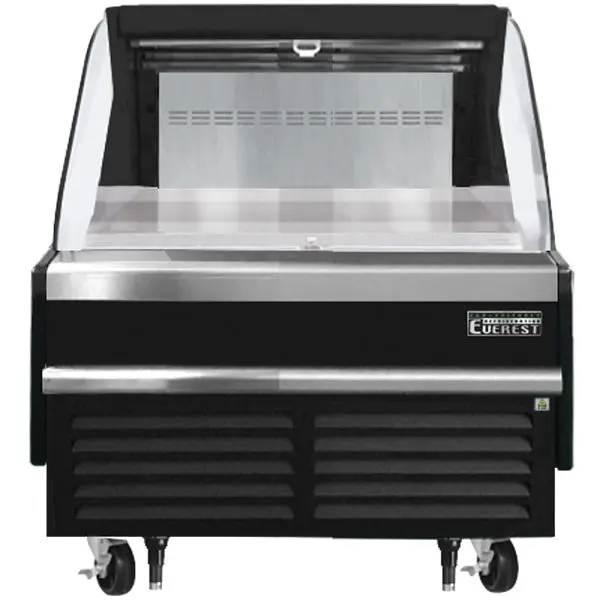 Everest Reinforced Refrigeration Horizontal Open Air Merchandiser, 37 1/4" Length, 34 1/4" Depth, 41" Heigh...