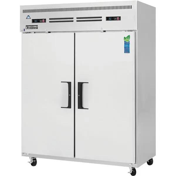 Everest Weatherproof Refrigeration 2 Wide Door (1/2 Refrigerator & 1/2 Freezer) Dual Temperature, 59", ESWRF2 Eve...