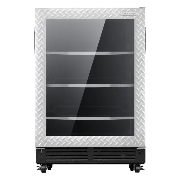 Gladiator Beverage Cooler, Chrome Silver Tread, GABC05FDKG