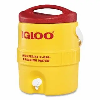 Igloo 400 Series Cooler, 10 Gal, Red/Yellow, Single piece per pack, 4101