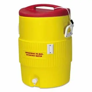 Igloo 400 Series Coolers, 10 Gal, Red, Yellow, Single piece per pack, 765