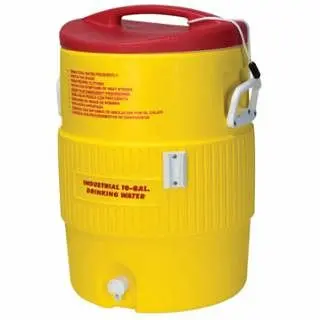 Igloo Heat Stress Solution Water Coolers, 10 Gallon, Red & Yellow, Single piece per pack, 48154