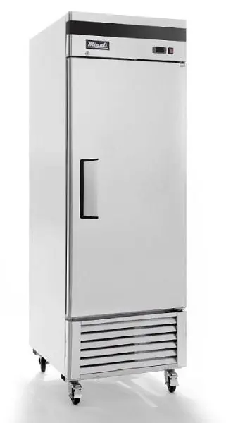 Migali 1 Door Reach- Refrigerator, 27"x31.5"x83.2" (WxDxH), All natural, R290, Lift Gate included, C-1RB-HC+LG